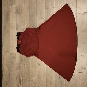 Mossimo Maroon A Line Dress Size M